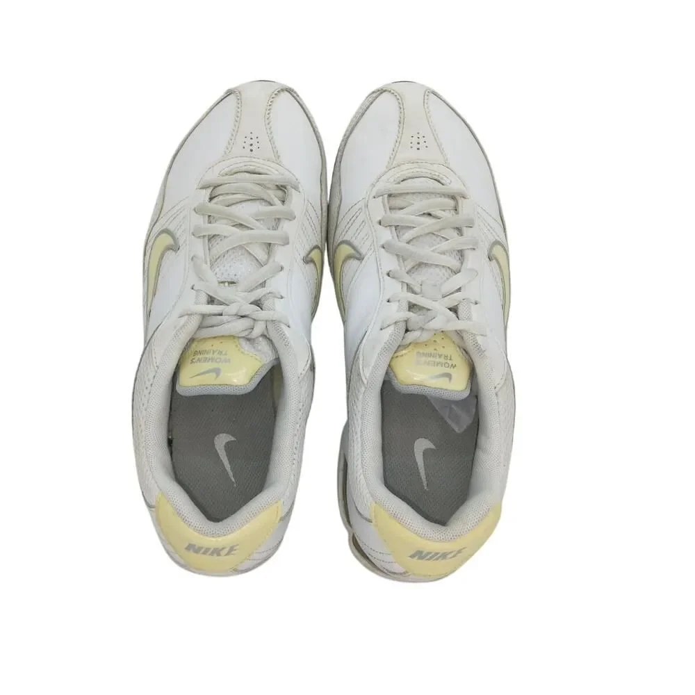 NIKE All Exceed Womens White w/Yellow Accents Running Sneakers - Size: 8